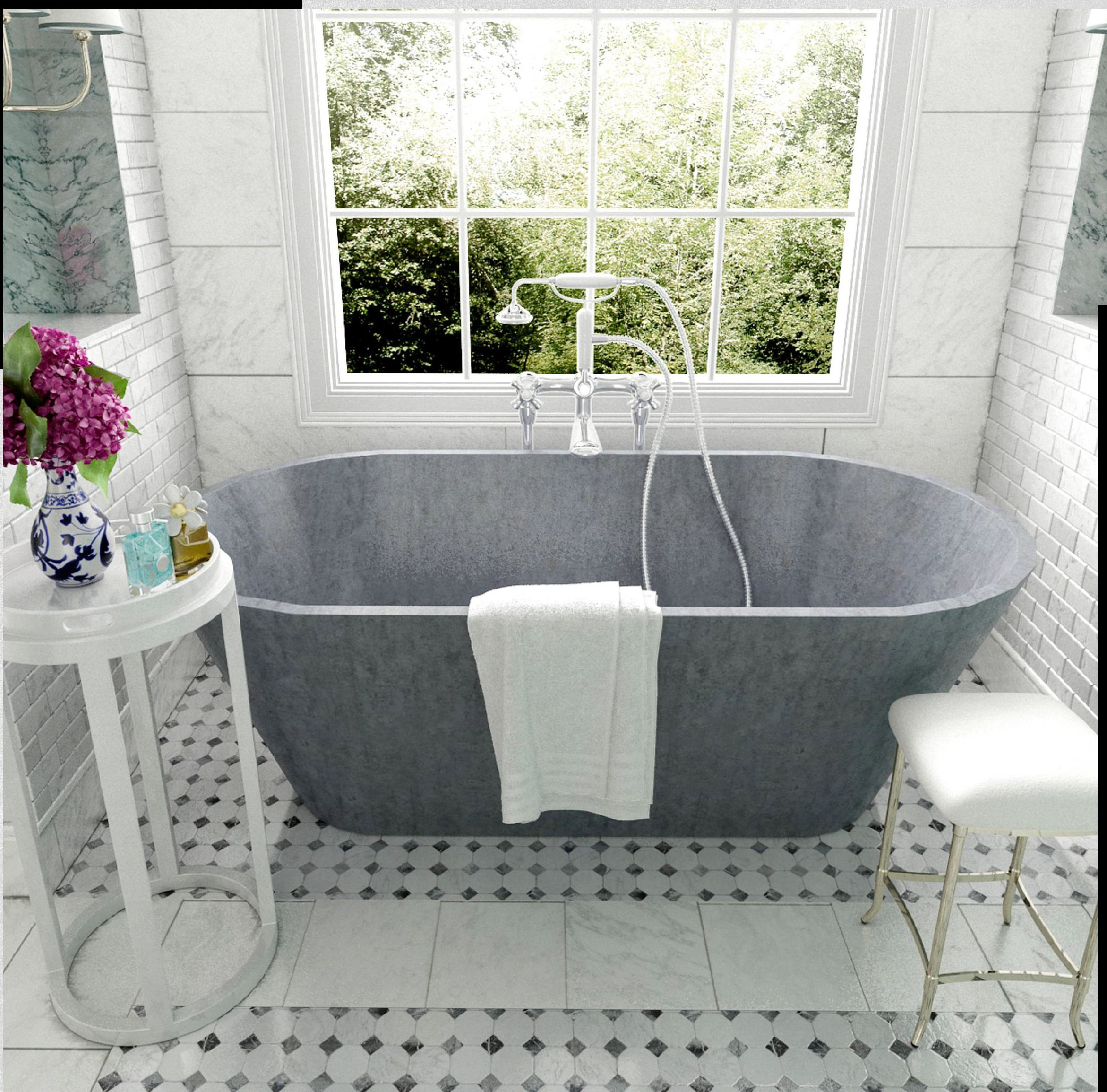 Bồn tắm bê tông tại Đà Nẵng