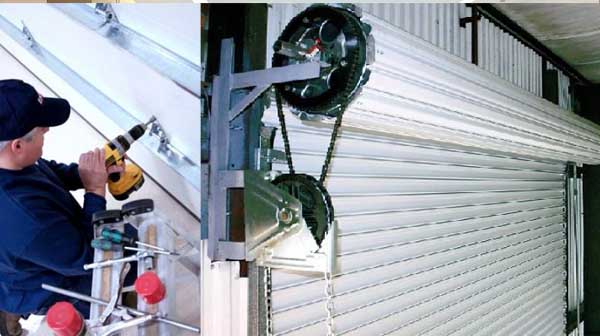 cửa cuốn kéo tay