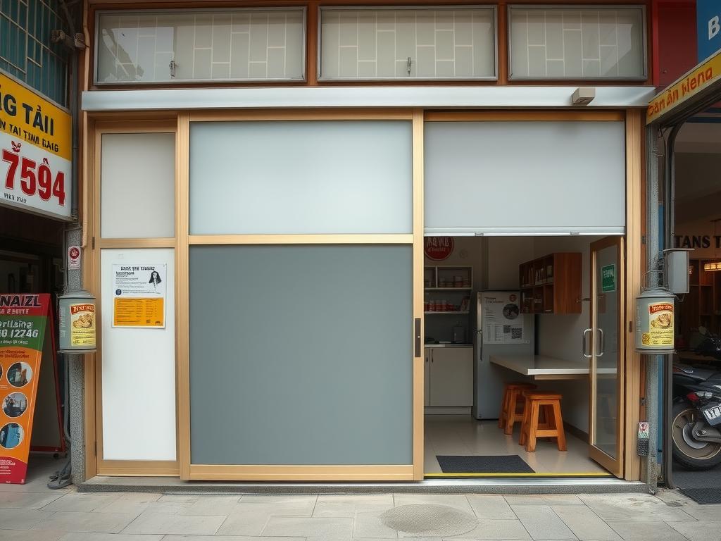 Cửa kéo bền bỉ, lựa chọn hoàn hảo cho cửa hàng tại Đà Nẵng