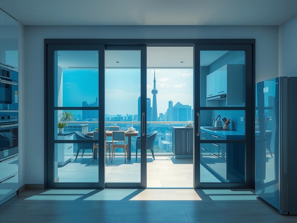 Cửa kéo công nghệ Đức, tiện nghi và hiện đại