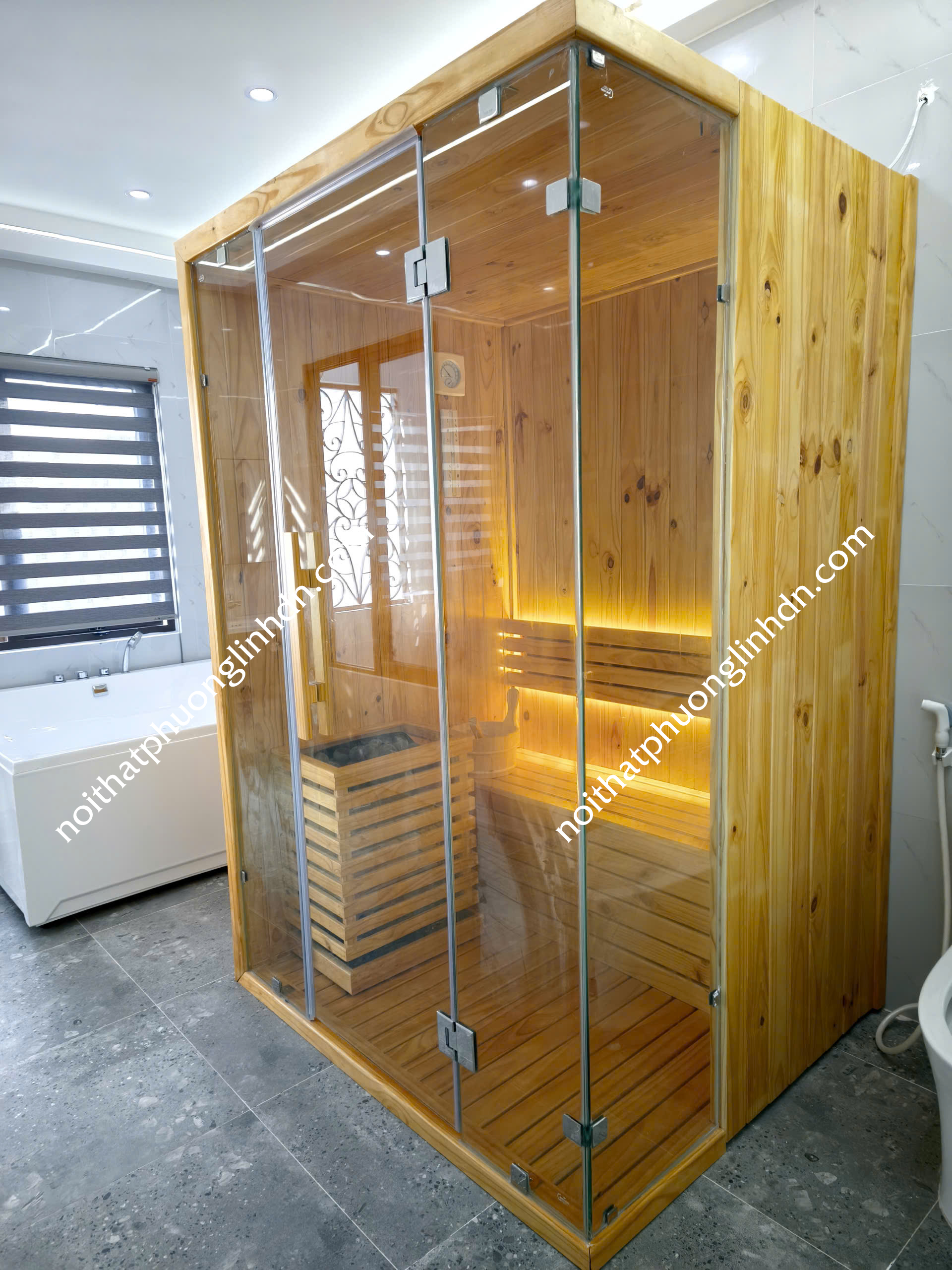 mẫu phòng xông hơi