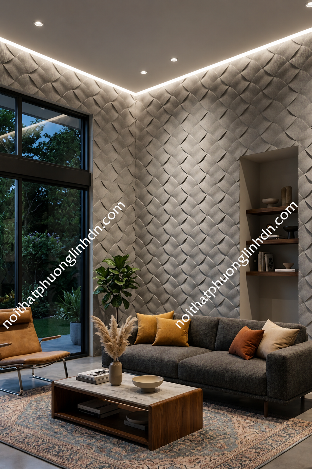 mẫu gạch ốp tường 3D